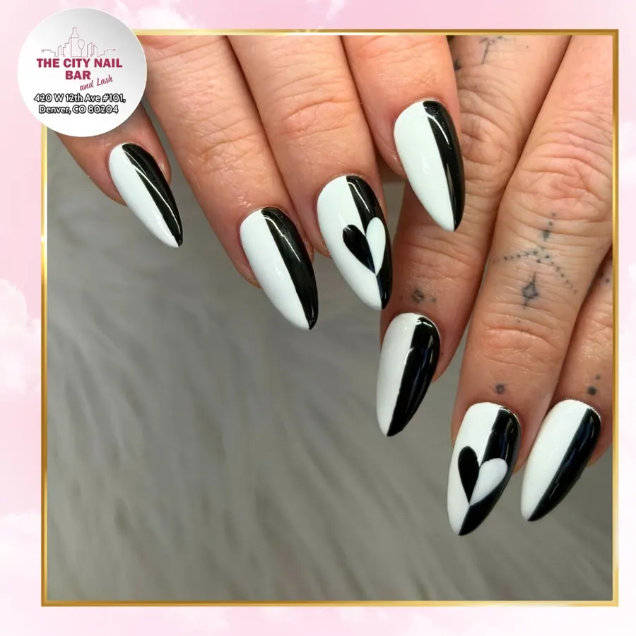 Nail art finished at The City Nail Bar and Lash