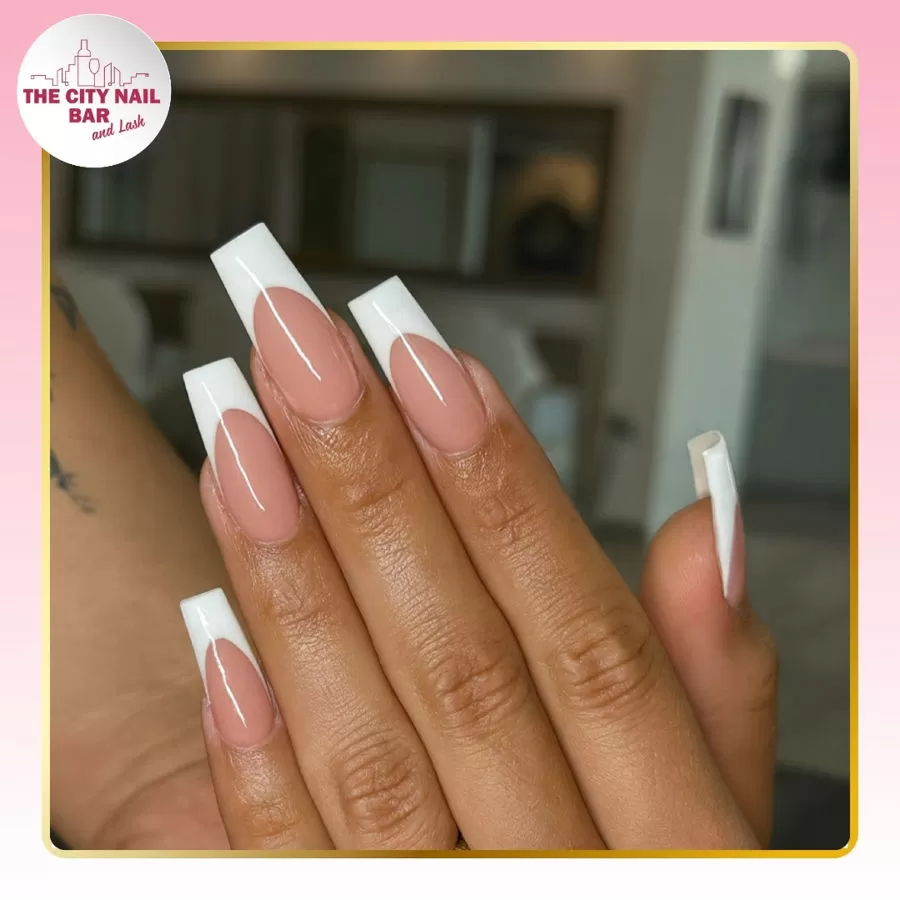 Nail art finished at The City Nail Bar and Lash